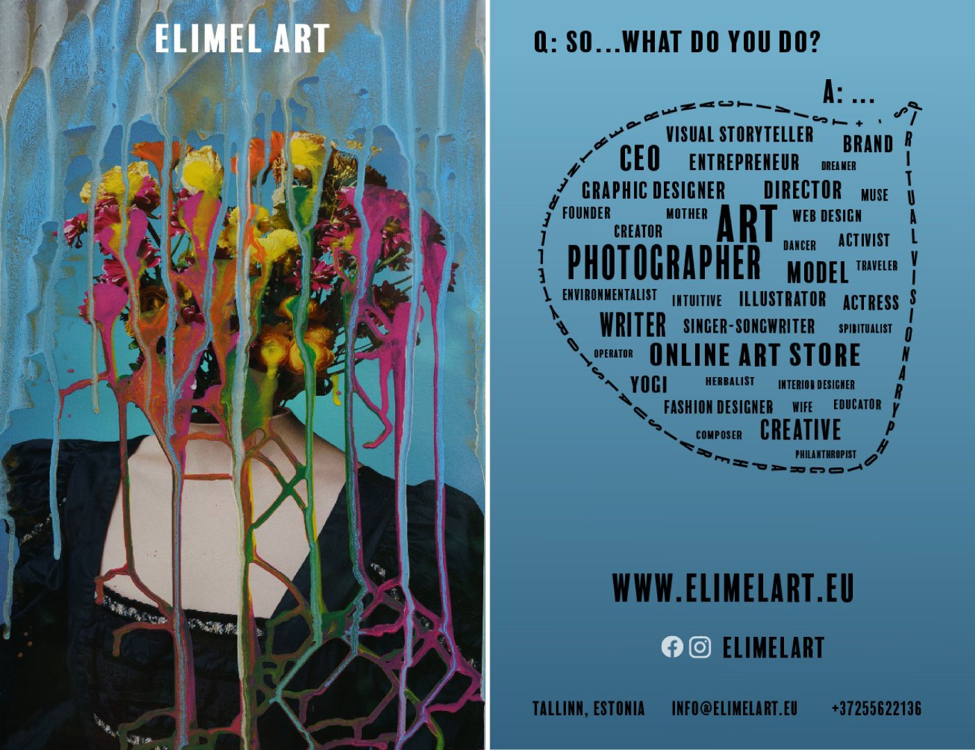 elimel art second edition business card